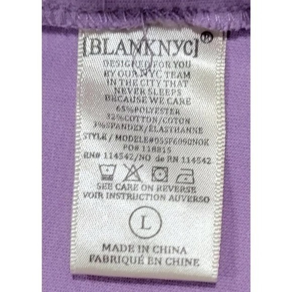 BLANKNYC Fleece Shirt Jacket w/Pockets‎ Lilac size Large - Picture 6 of 10